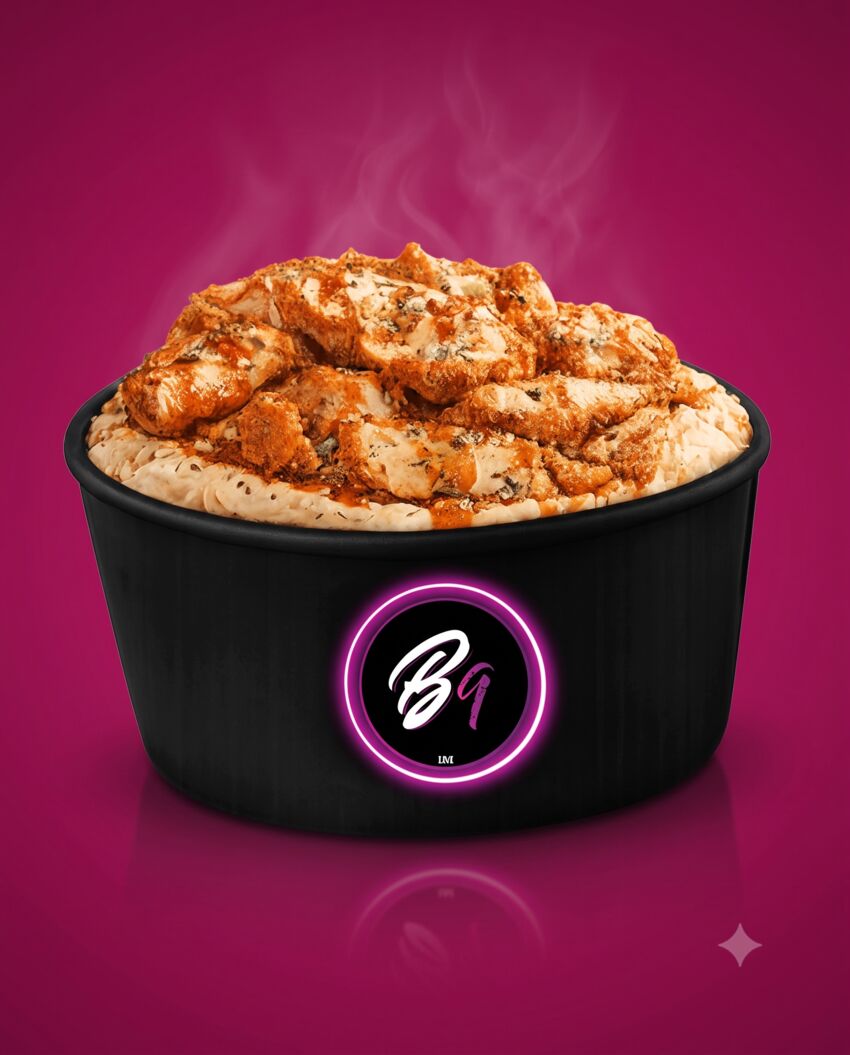 Riz Crousty — riz et poulet croustillant sauce