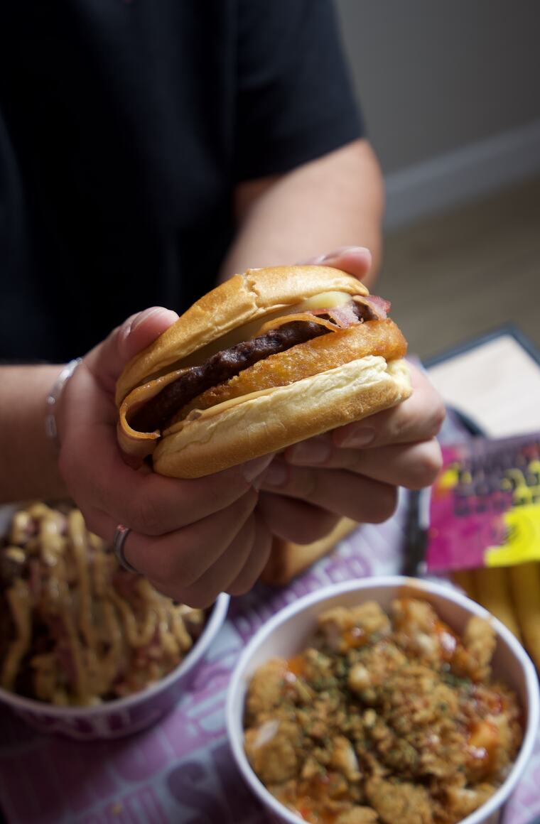 Burger Nine servi en salle